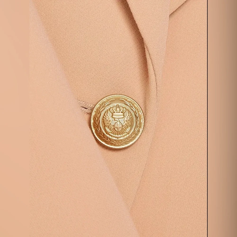 NWT $675 L'AGENCE Chamberlain Blazer in Toasted Almond